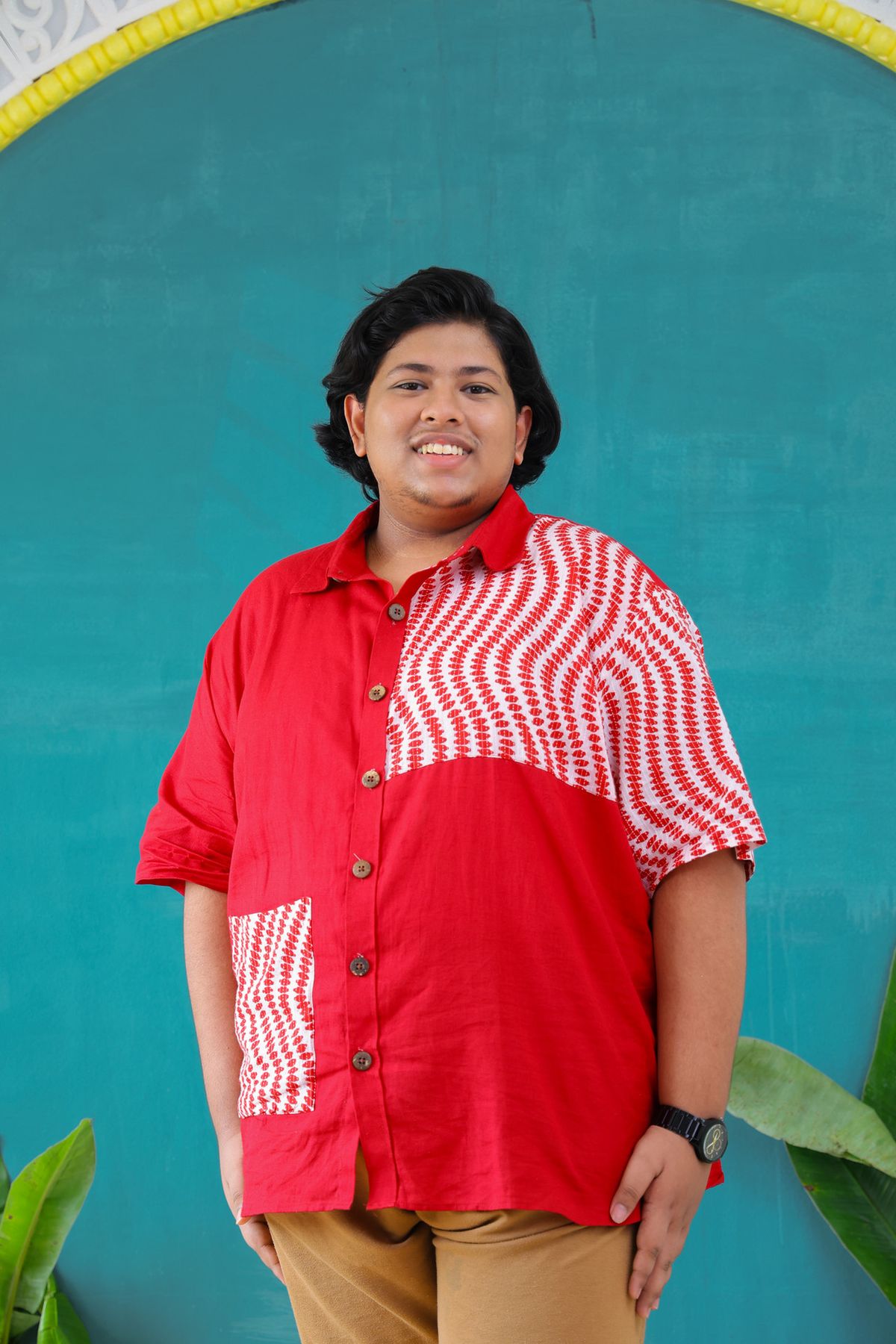 Alta Laal Men’s Half Shirt