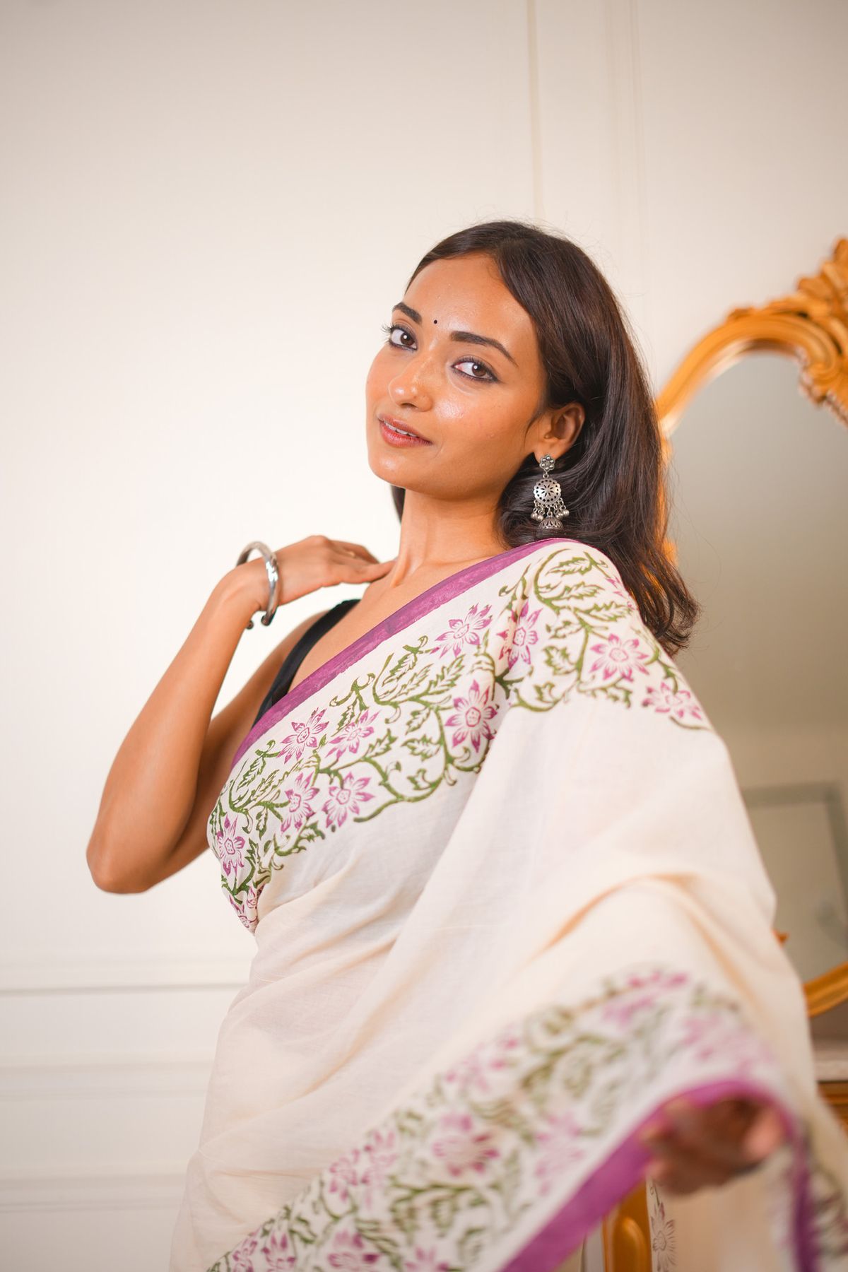 Banalata Cotton Saree - Image 5