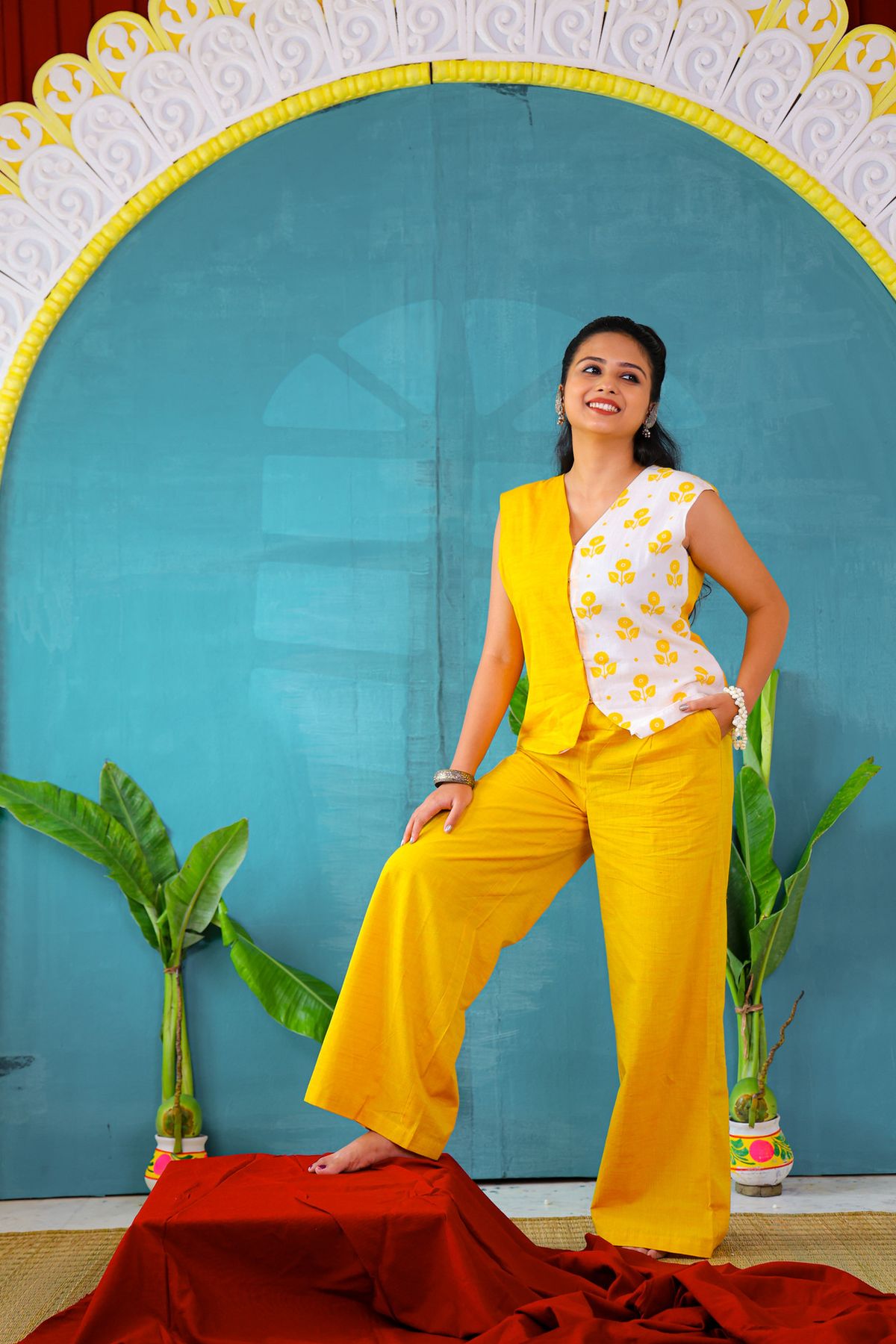 Bhorer Alo Women’s Vest Set