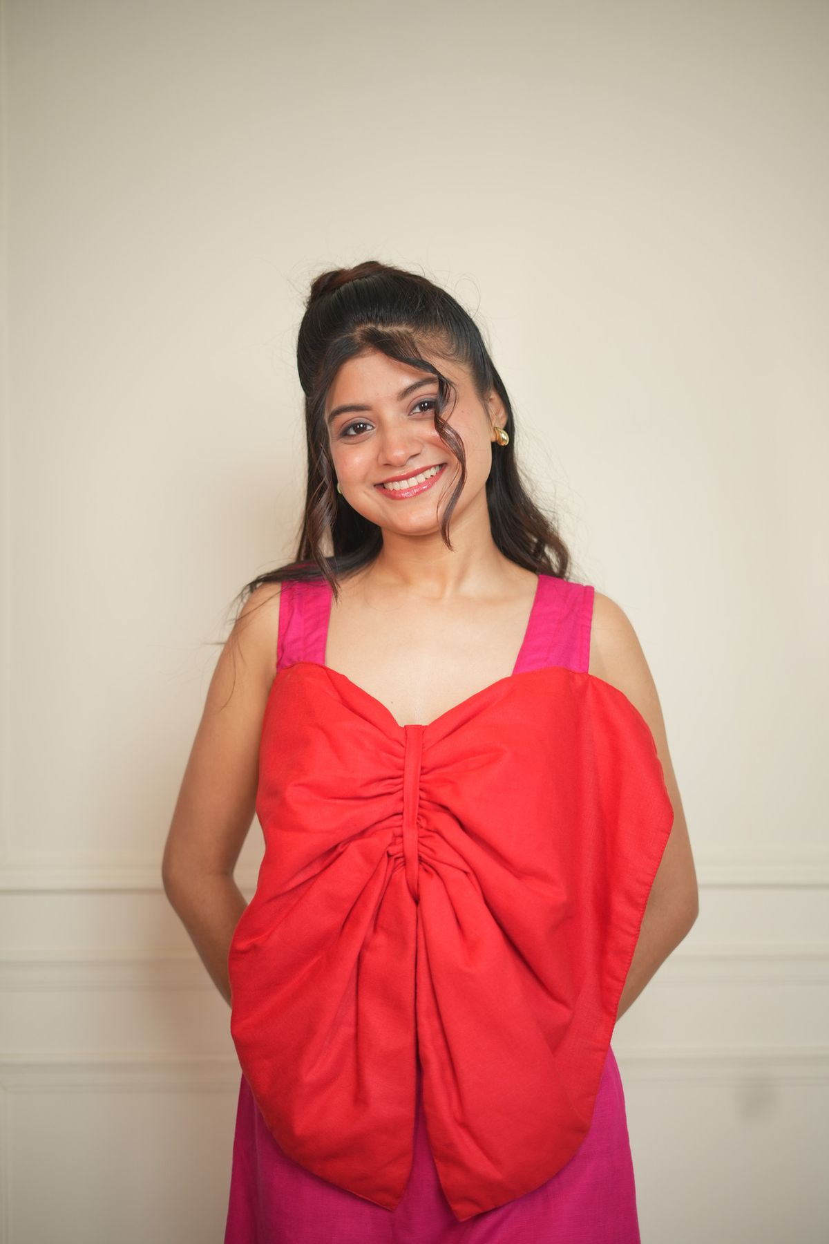 Red Ribbon Dress - Image 5