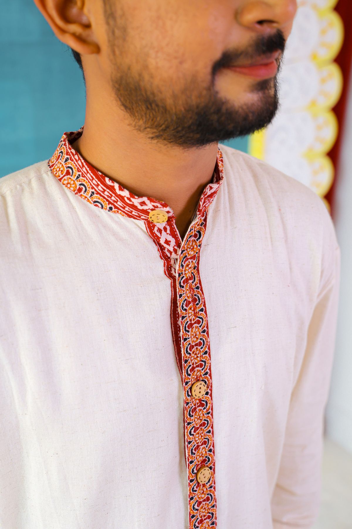 Shonkho Pradeep Men's Shacket - Image 6