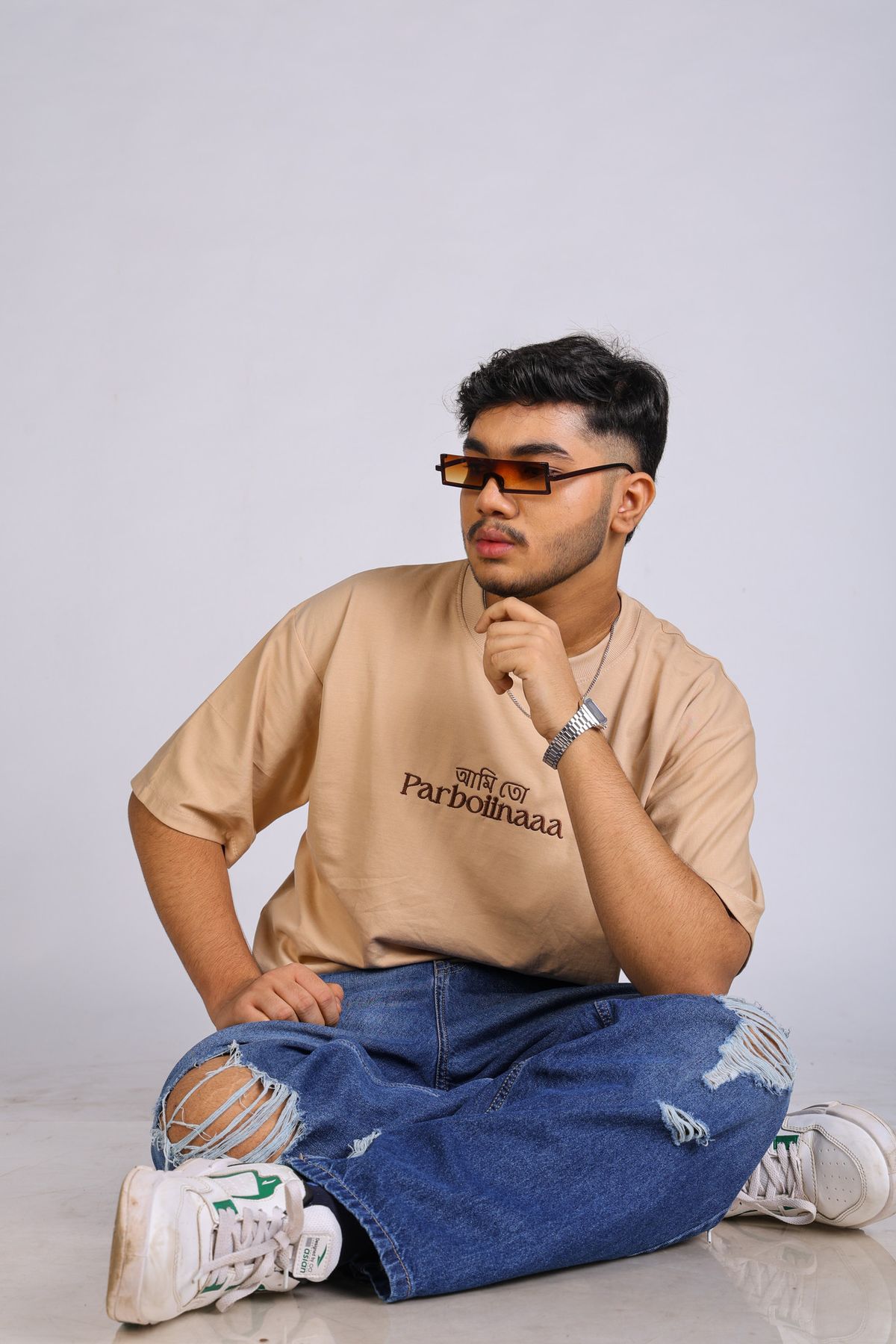 TeeZen: Ami Toh Parboina Beige - Image 4