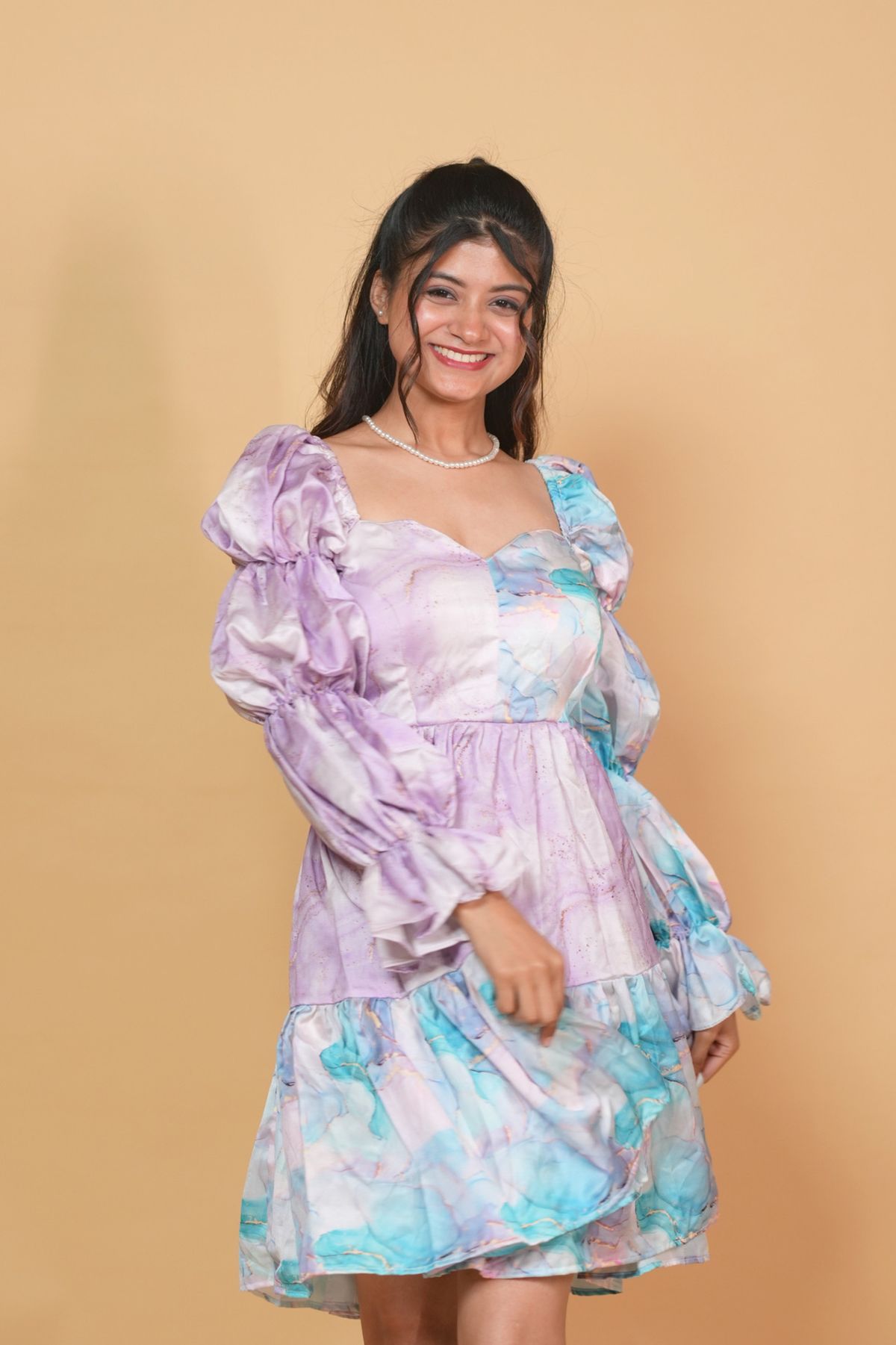 The Pastel Swirl Dress